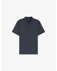 BOSS - Short-Sleeved Textured Cotton Polo Shirt - Lyst