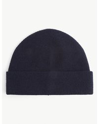 Sandro - Ribbed Cashmere Beanie Hat - Lyst