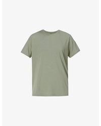 Sweaty Betty - Soft Flow Studio Wrap-Back Stretch-Jersey T-Shirt - Lyst