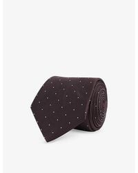 Reiss - Liam Polka-Dot Woven Tie - Lyst