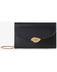Mulberry - Lana Leather Clutch Bag - Lyst