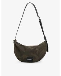 AllSaints - Koy Adjustable-strap Recycled-polyester Cross-body Bag - Lyst