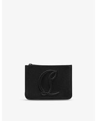 Christian Louboutin - By My Side Leather Card Holder - Lyst