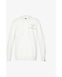 BOY London Road Brand-print Cotton-jersey Hoody - White
