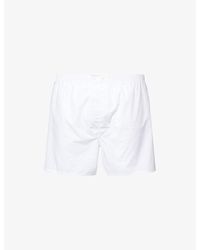Derek Rose - Savoy Cotton Boxer Shorts - Lyst