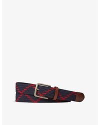 Polo Ralph Lauren - Logo-Buckle Nylon Woven Belt - Lyst