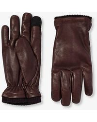 Hestra - John Ribbed-cuff Leather Gloves - Lyst