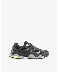 New Balance - 9060 Suede And Mesh Trainers - Lyst