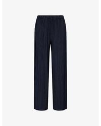 Samsøe & Samsøe - Uma Wide-Leg Stretch-Polyester Trousers - Lyst