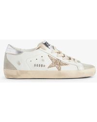 Golden Goose - Superstar 10417 Star-applique Low-top Leather Trainers - Lyst