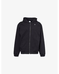 GYMSHARK - Rest Day Essentials Zipped Cotton-Jersey Hoody - Lyst