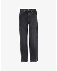 Acne Studios - 1991 Faded-wash Straight-leg Mid-rise Jeans - Lyst