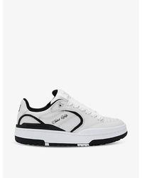 Naked Wolfe - Ambition Brand-patch Low-top Leather Trainers - Lyst