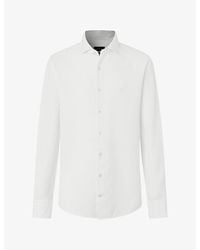 Hackett - Textured Tailored-Fit Cotton Shirt - Lyst