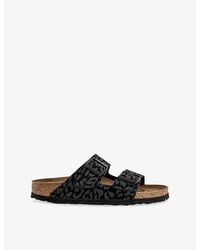Birkenstock - Arizona Two Strap Faux-Leather Sandals - Lyst