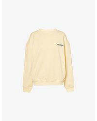 ADANOLA - Retro Sport Oversized Cotton-Jersey Sweatshirt - Lyst