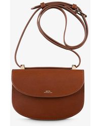 A.P.C. - Genève Mini Leather Cross-body Bag - Lyst