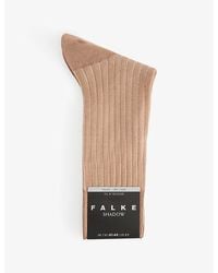 FALKE - Shadow Striped Cotton Socks - Lyst