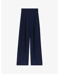 Ted Baker - Vy Krissi Wide-leg High-rise Woven Trousers - Lyst