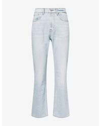 7 For All Mankind - Easy Straight-Leg Denim Jeans - Lyst