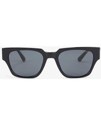 Giorgio Armani - Ar8147 Rectangular-frame Acetate Sunglasses - Lyst