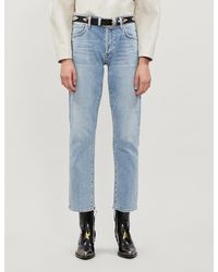 Citizens of Humanity Emerson Slim-fit Boyfriend Mid-rise Jeans - Blue