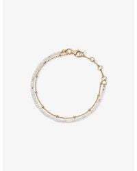Astley Clarke - Fine Biography 18Ct- Plated Sterling- And Mother-Of-Pearl Bracelet - Lyst
