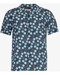 Orlebar Brown - Hibbert Graphic-print Regular-fit Woven Shirt - Lyst