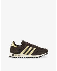 adidas La Trainer Og Woven And Suede Trainers in Blue | Lyst