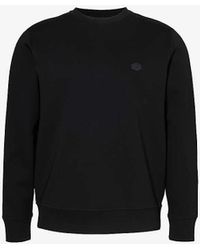 Emporio Armani - Brand-patch Cotton-blend Sweatshirt - Lyst