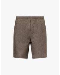 Sunspel - Drawstring Relaxed Linen Shorts - Lyst