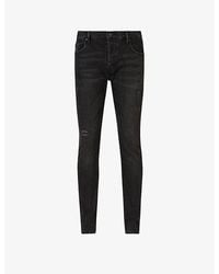 AllSaints - Rex Slim-fit Tapered Stretch-denim Jeans - Lyst