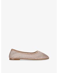 Dear Frances - Balla Crystal-Mesh Flats - Lyst