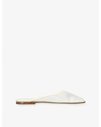 Dear Frances - Balla Slipper Mesh And Leather Mules - Lyst
