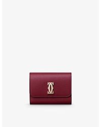 Cartier - C De Mini Leather Wallet - Lyst