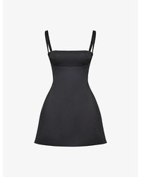 House Of Cb - Kara Stretch-Woven Mini Slip Dress - Lyst