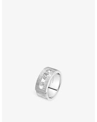 Messika - Move Noa 18Ct And 0.12Ctdiamond Ring - Lyst