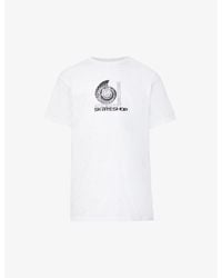 BADDEST SKATE SHOP - Ammonite Graphic-Print Cotton-Jersey T-Shirt - Lyst