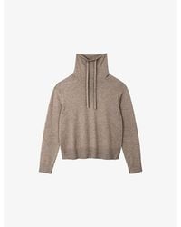 The White Company - Relaxed-Fit Cotton-Blend Hoody - Lyst