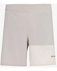 Columbia - Hike Branded-print Stretch-woven Shorts - Lyst