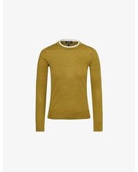 ME+EM - Double-Round-Neck Long-Sleeves Wool And Cashmere-Blend Jumper - Lyst