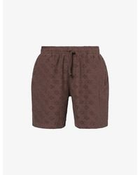 The Couture Club - Emblem Towelling Cotton-Blend Short - Lyst