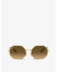 Ray-Ban - Rb1972 Octagon Metal Sunglasses - Lyst