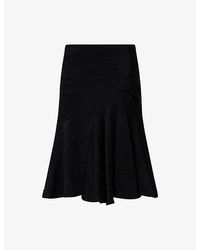 Dries Van Noten - Sibel Jacquard Cotton-Blend Midi Skirt - Lyst