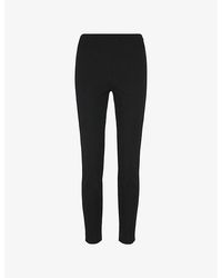 Whistles - Skinny-Leg High-Rise Stretch-Cotton Trousers - Lyst