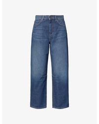 Weekend by Maxmara - Barrel-Leg Mid-Rise Denim Jeans - Lyst