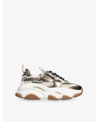 Steve Madden - Possession-E Faux-Leather Trainers - Lyst