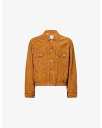 Visvim - 101X Patch-Pocket Suede Jacket - Lyst