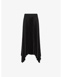 JOSEPH - Ade Plissé Crepe Midi Skirt - Lyst