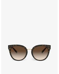 Tiffany & Co. - Tf4168 Cat-eye Acetate And Metal Sunglasses - Lyst